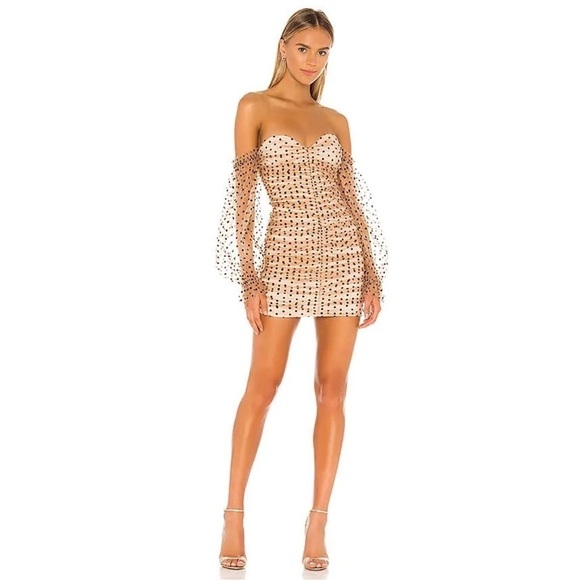 MAJORELLE Dresses & Skirts - MAJORELLE Secrets Dress in Dark Nude Sz M